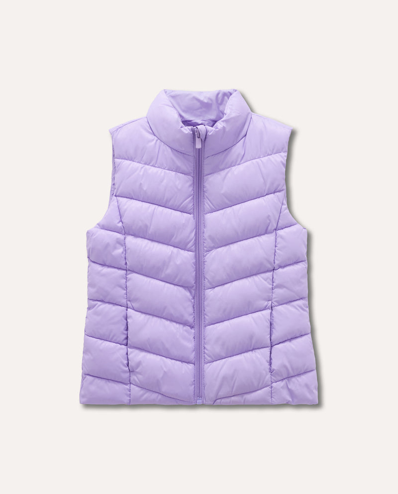 SLEEVELESS SHORT PADDED JACKET