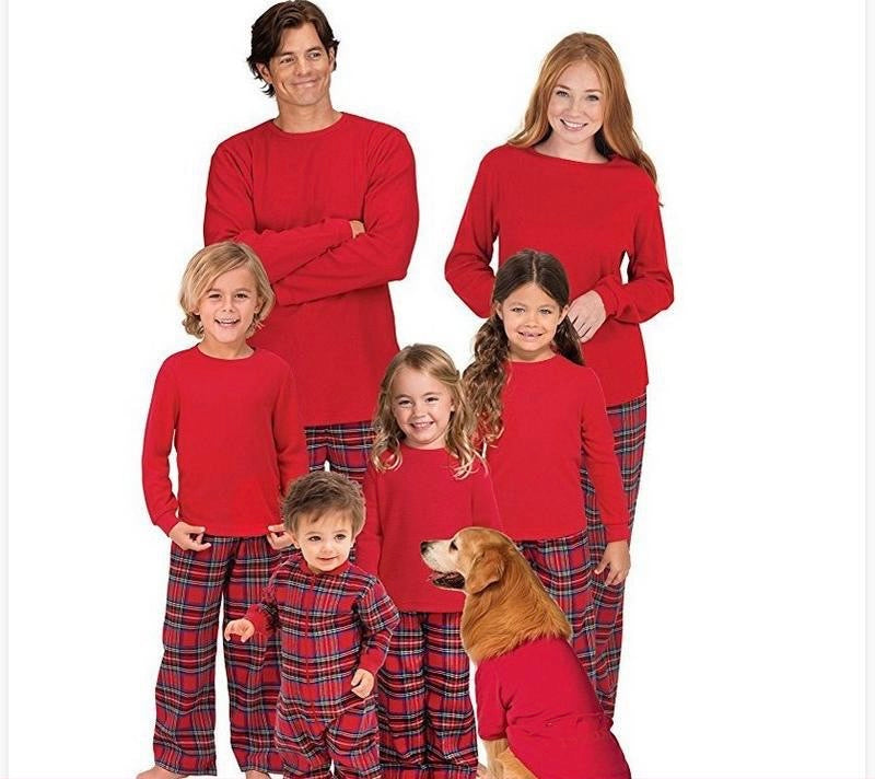 TRADITIONAL RED PLAID - CHRISTMAS FAMILY PJ