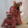 RED REINDEER/TREE PRINT - CHRISTMAS FAMILY PJS