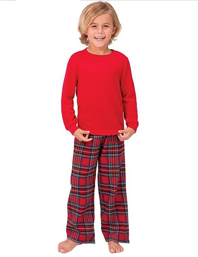 TRADITIONAL RED PLAID - CHRISTMAS FAMILY PJ