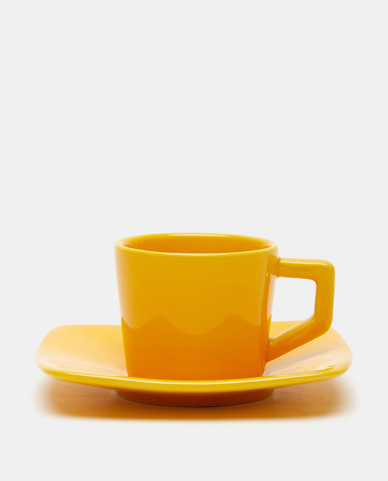 YELLOW CUP & SAUCER
