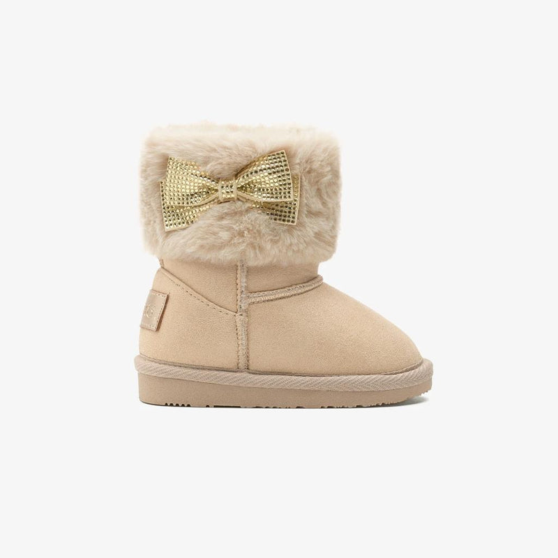 GIRL’S BEIGE FUR AUSTRALIAN BOOTS