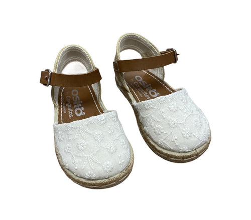 GIRL’S CREAM ESPADRILLES